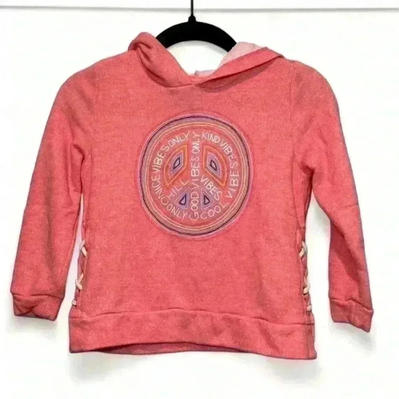 Old Navy - Coral Pink Terry Hoodie - Girls XS(5) - Picture 1 of 5